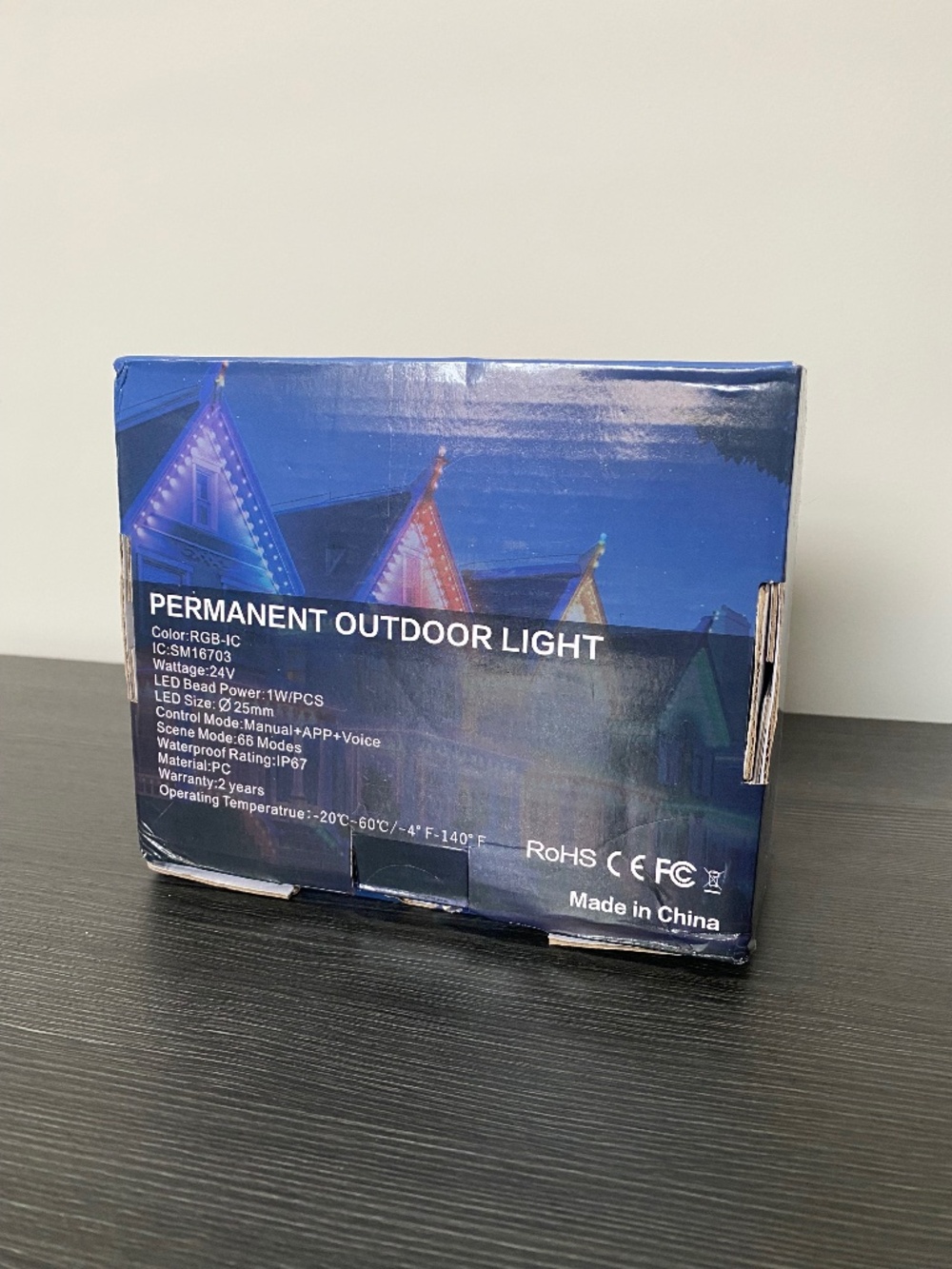 Permanent Outdoor RGBIC LED Lights 50FT Smart App Voice Control IP67